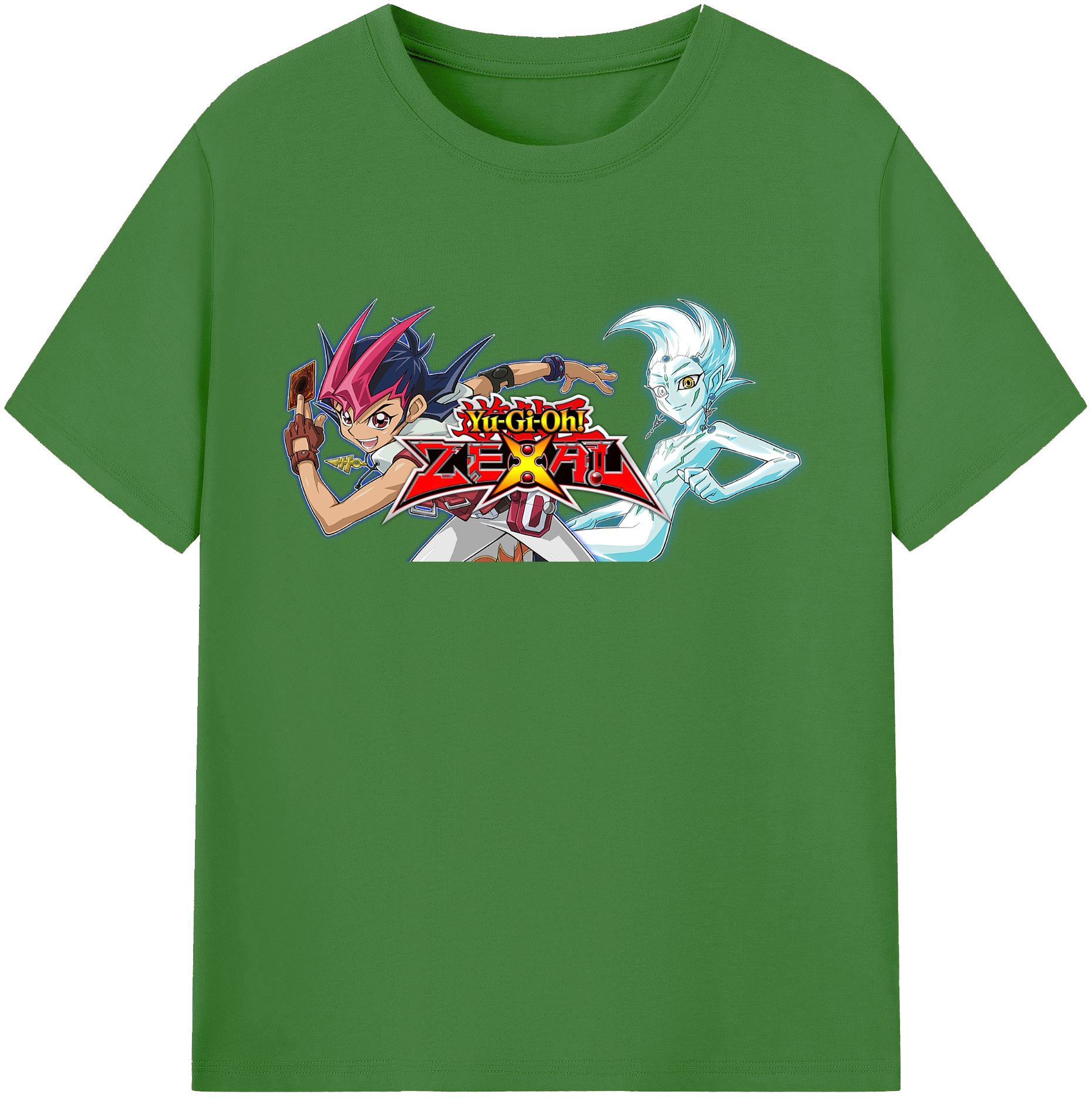 （画像用） 遊☆戯☆王 Yu-Gi-Oh! レディースカジュアルプリントTシャツ（綿100％）